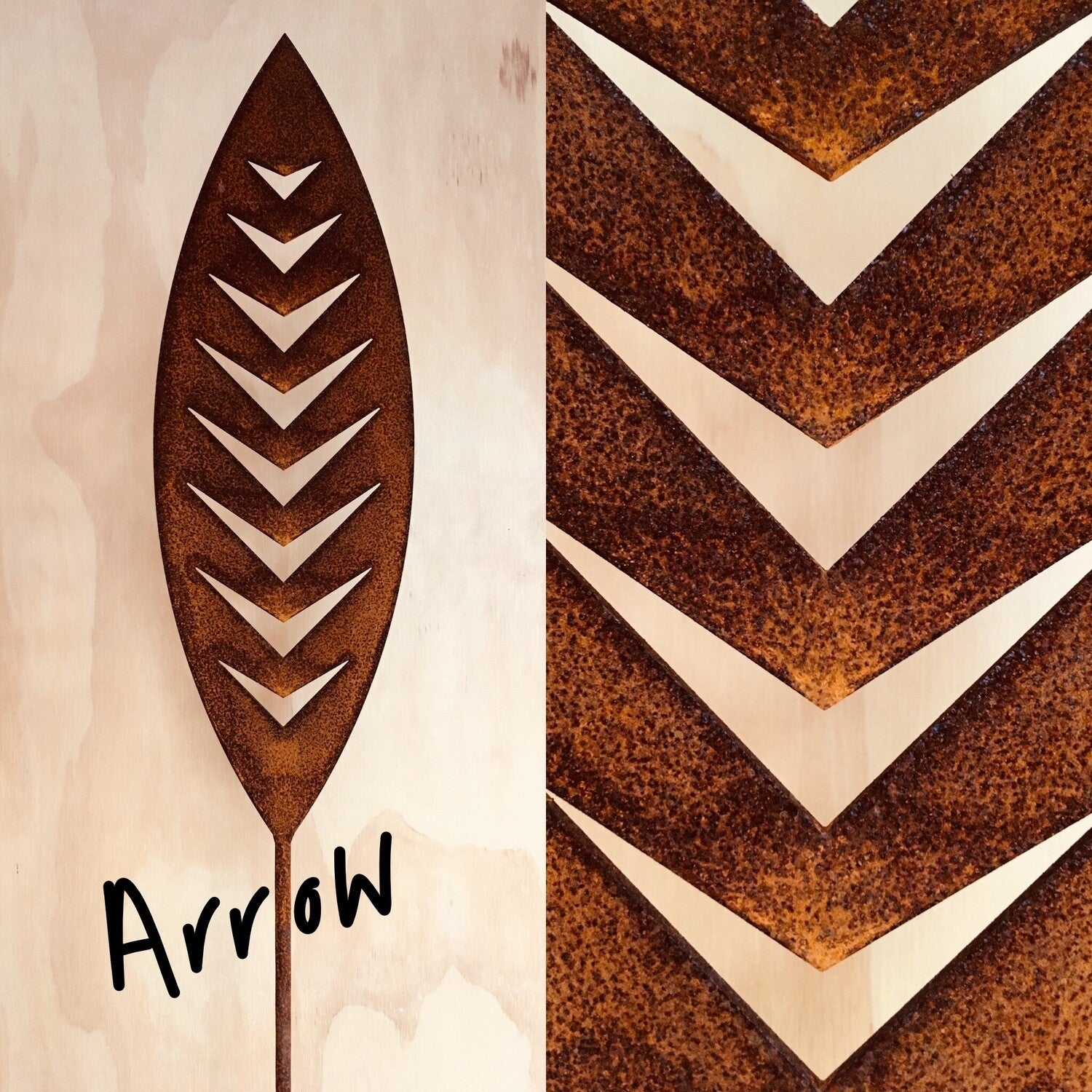 Grounded Art - Corten Spears