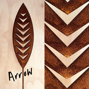 Grounded Art - Corten Spears