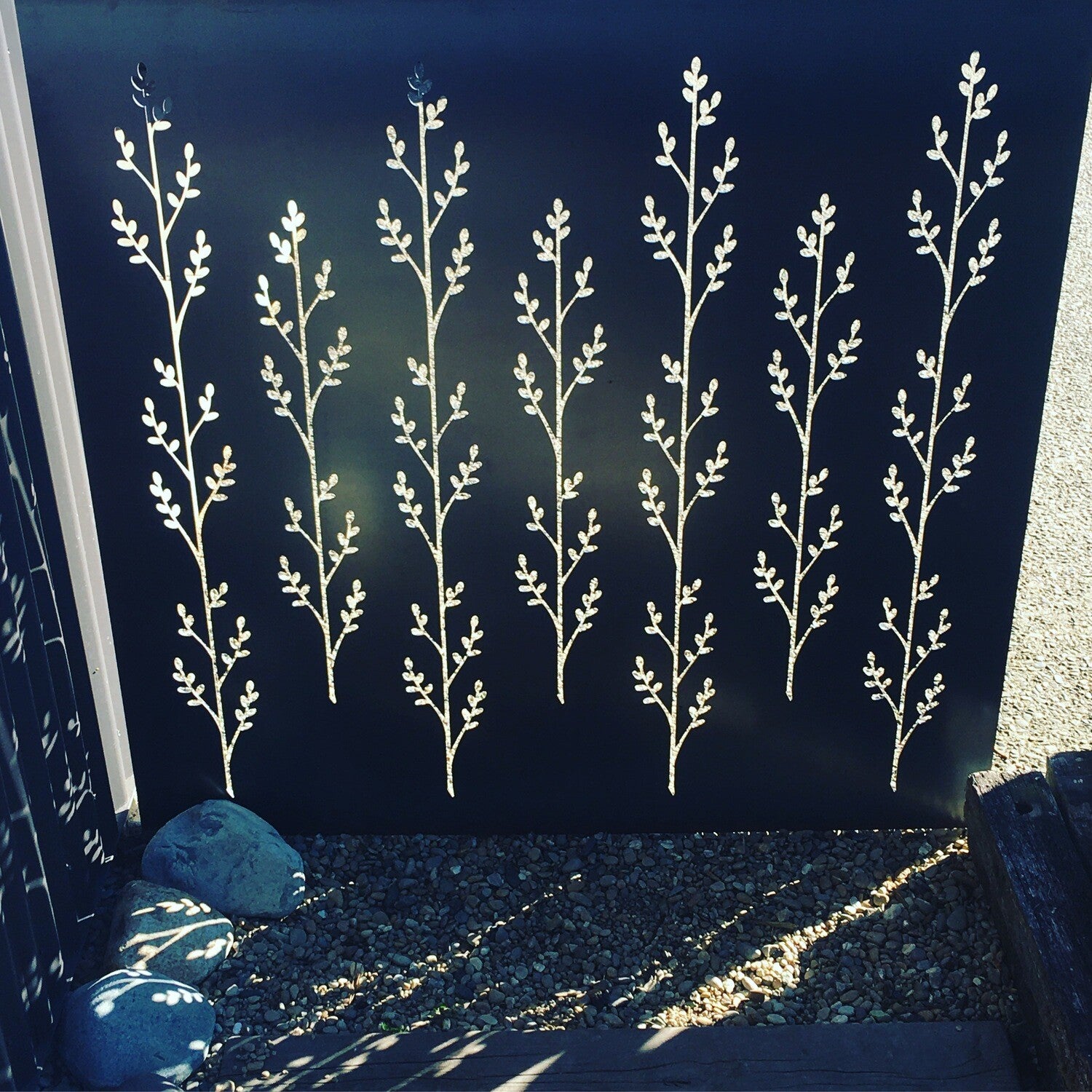 Grounded Art - Corten Korokio Screen