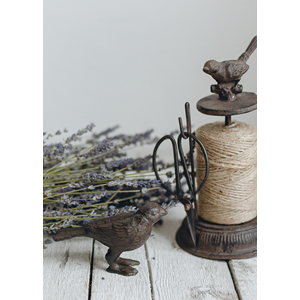 Cast Iron String Holder With Scissors – Jayne Drysdale