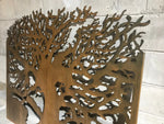 Load image into Gallery viewer, Tiny Anvil Corten Decorative Panel - Willow Tree
